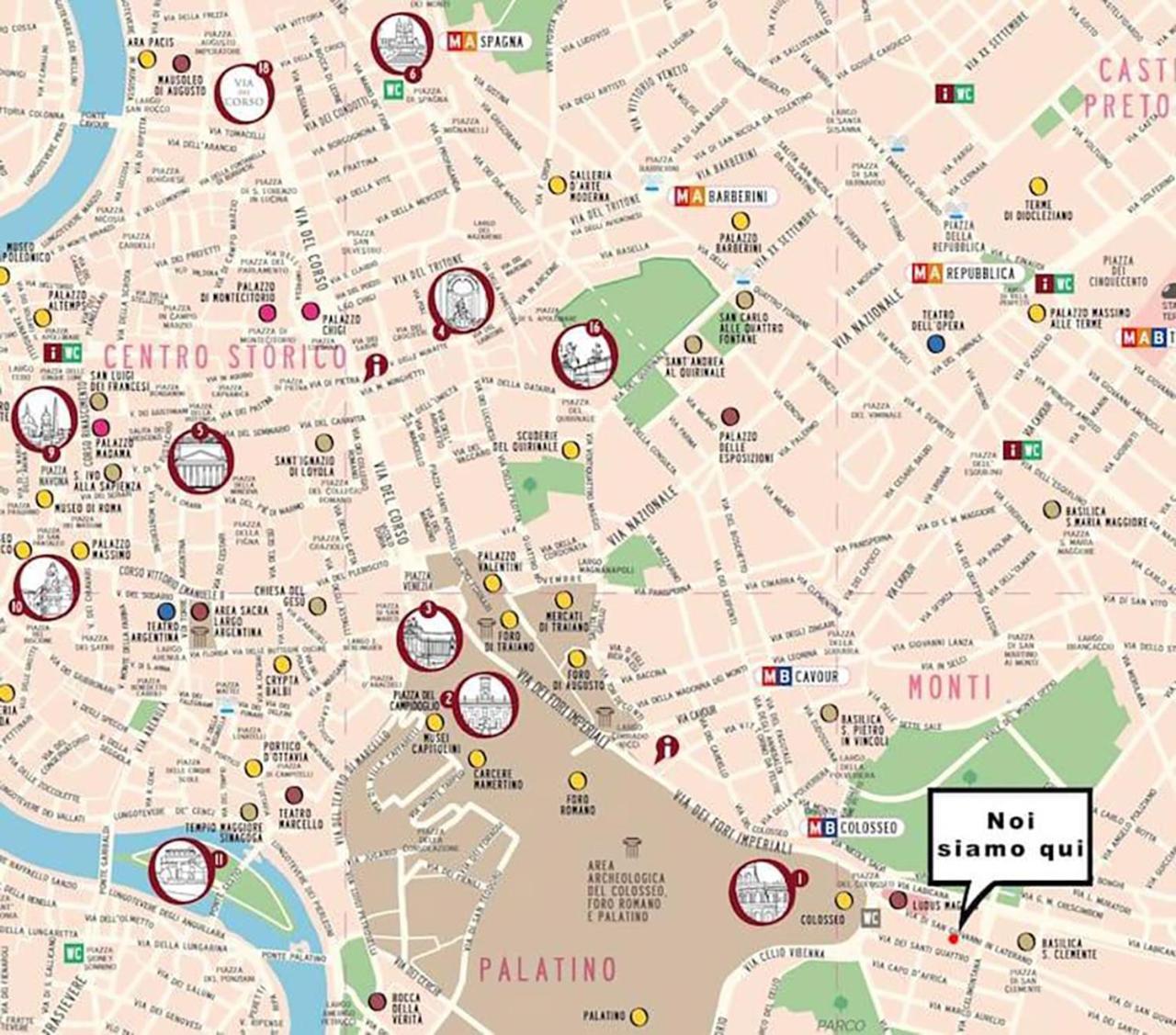 150 M Dal Colosseo - Appartamento Minerva Róma Kültér fotó